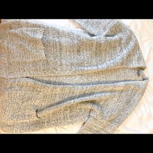 Grey and White Cardigan